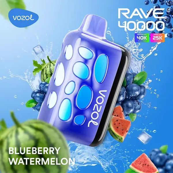 Vozol Rave 40000 Blueberry Watermelon